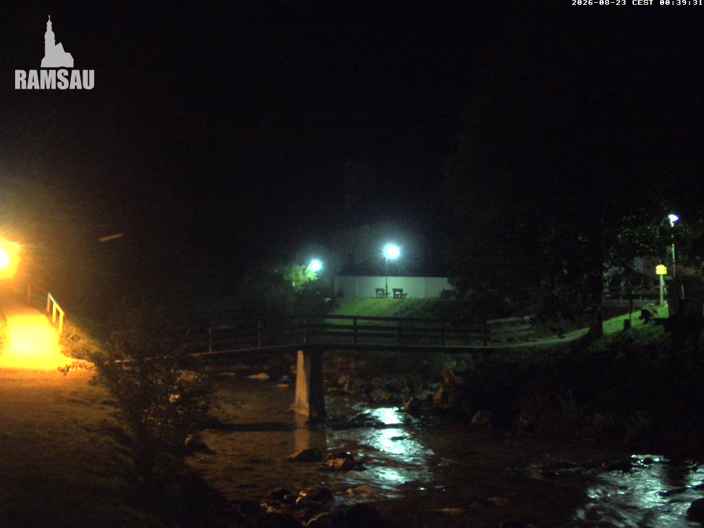 Archiv Foto Webcam Malerwinkel in Ramsau bei Berchtesgaden - Ortskirche St. Sebastian