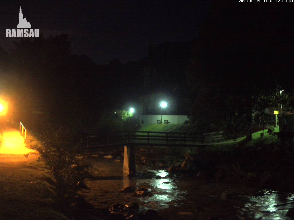 Archiv Foto Webcam Malerwinkel in Ramsau bei Berchtesgaden - Ortskirche St. Sebastian