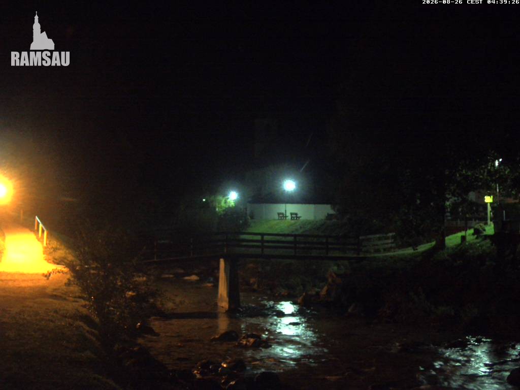 Archiv Foto Webcam Malerwinkel in Ramsau bei Berchtesgaden - Ortskirche St. Sebastian