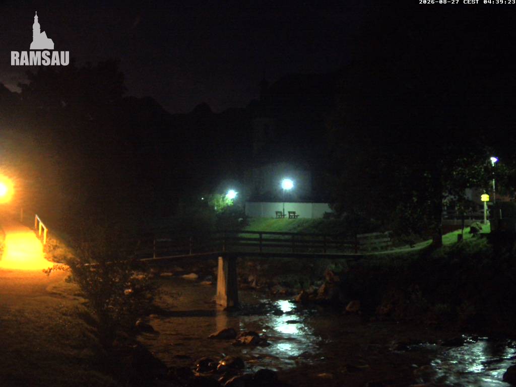 Archiv Foto Webcam Malerwinkel in Ramsau bei Berchtesgaden - Ortskirche St. Sebastian