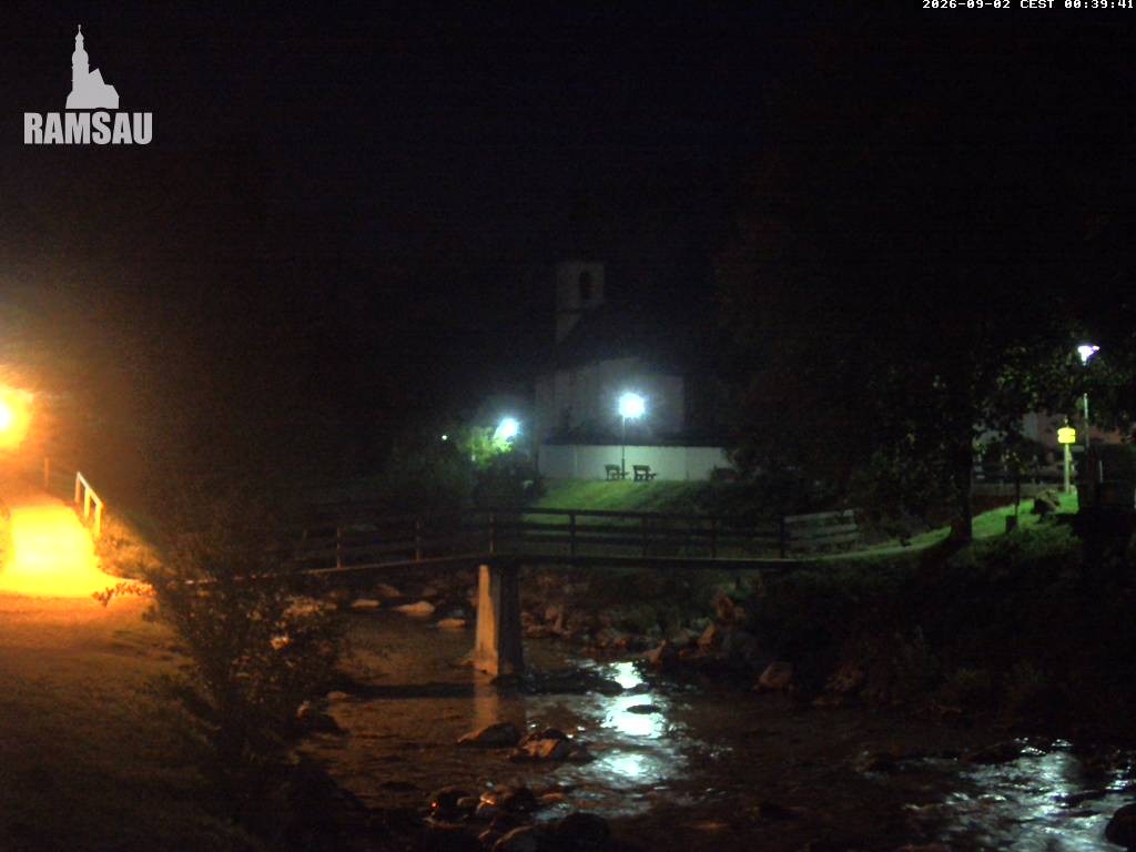 Archived image Webcam Ramsau - Berchtesgaden - St. Sebastian Church