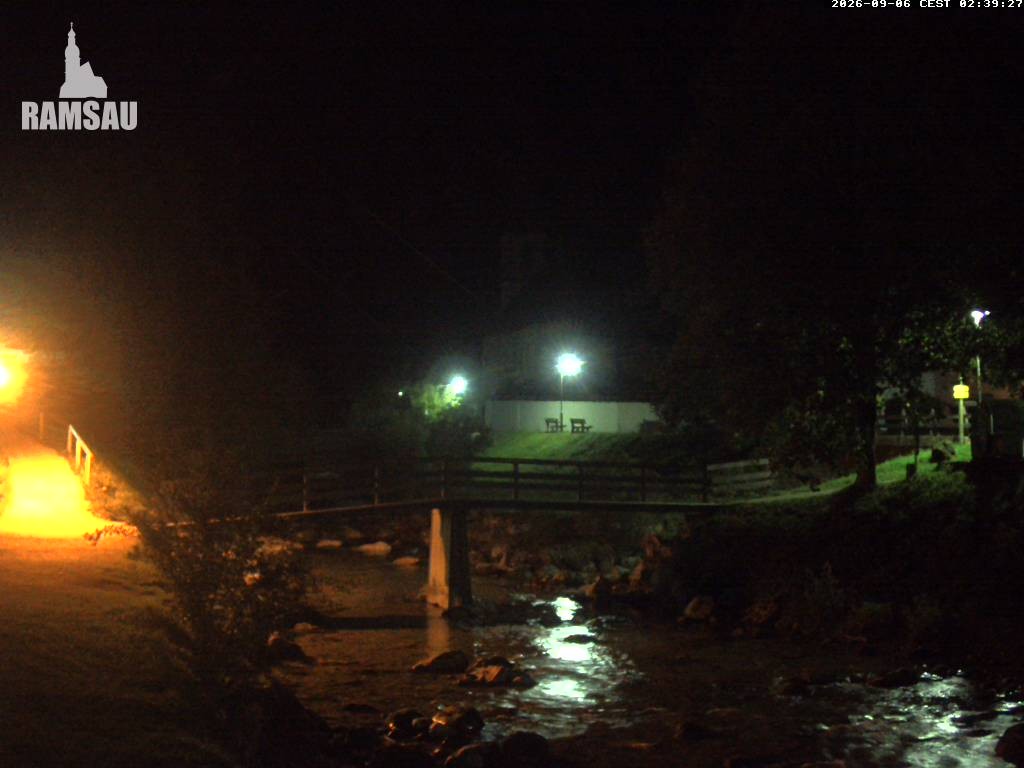 Archiv Foto Webcam Malerwinkel in Ramsau bei Berchtesgaden - Ortskirche St. Sebastian