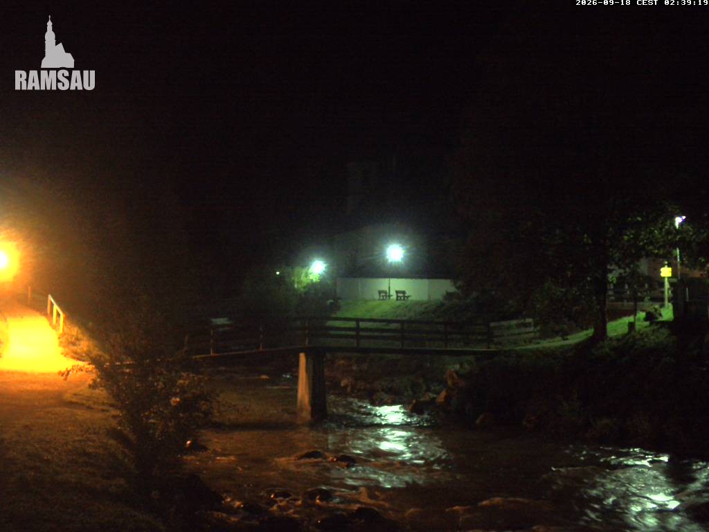 Archiv Foto Webcam Malerwinkel in Ramsau bei Berchtesgaden - Ortskirche St. Sebastian