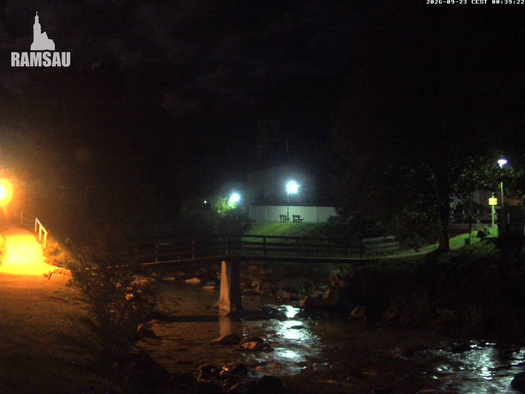 Archiv Foto Webcam Malerwinkel in Ramsau bei Berchtesgaden - Ortskirche St. Sebastian