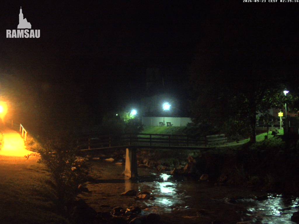 Archiv Foto Webcam Malerwinkel in Ramsau bei Berchtesgaden - Ortskirche St. Sebastian