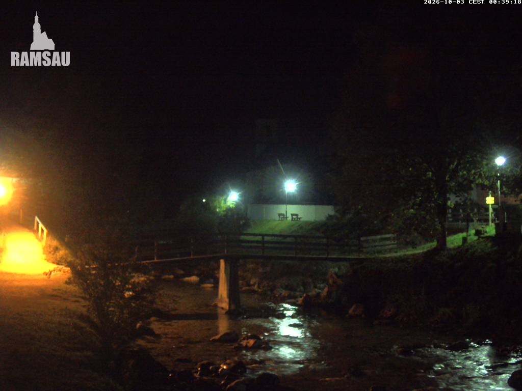 Archiv Foto Webcam Malerwinkel in Ramsau bei Berchtesgaden - Ortskirche St. Sebastian