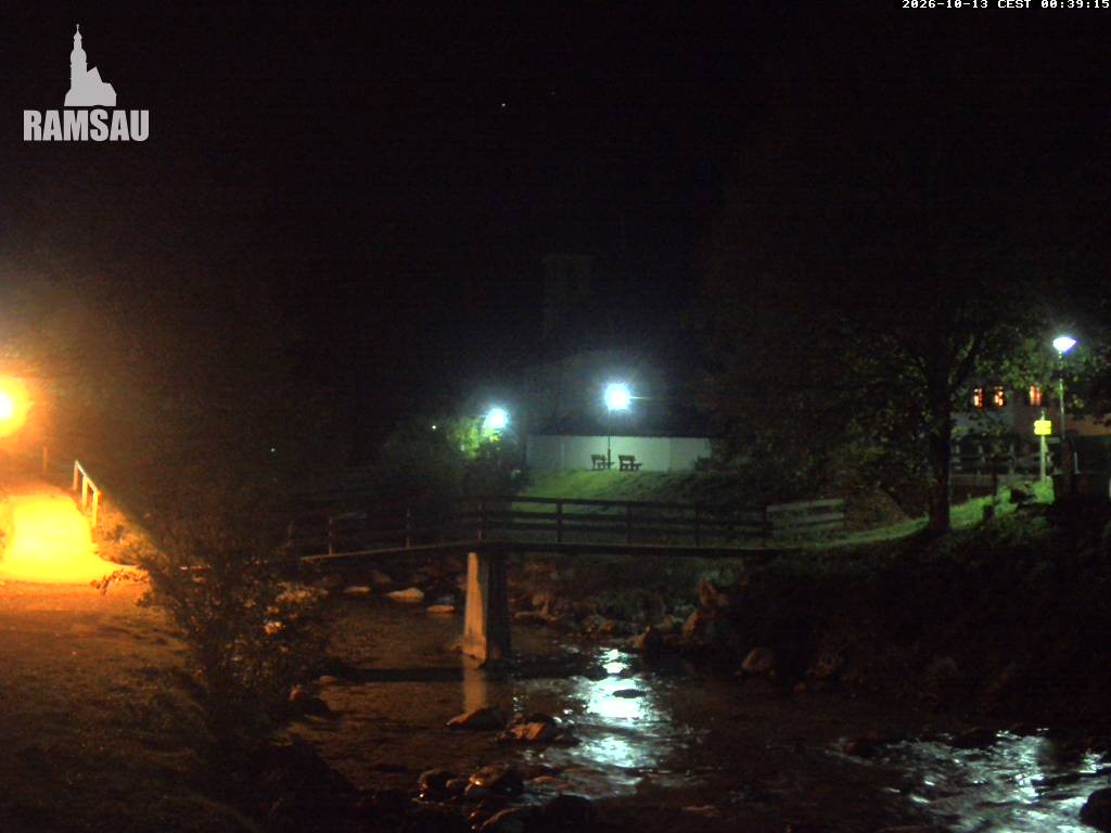 Archiv Foto Webcam Malerwinkel in Ramsau bei Berchtesgaden - Ortskirche St. Sebastian