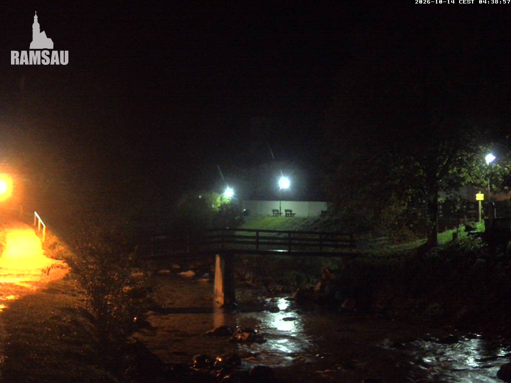 Archiv Foto Webcam Malerwinkel in Ramsau bei Berchtesgaden - Ortskirche St. Sebastian