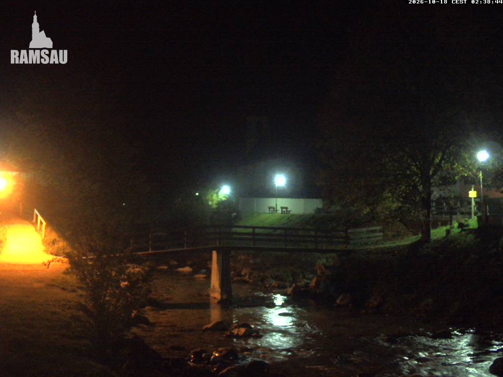 Archiv Foto Webcam Malerwinkel in Ramsau bei Berchtesgaden - Ortskirche St. Sebastian