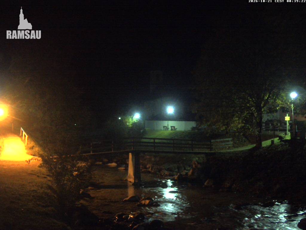 Archived image Webcam Ramsau - Berchtesgaden - St. Sebastian Church