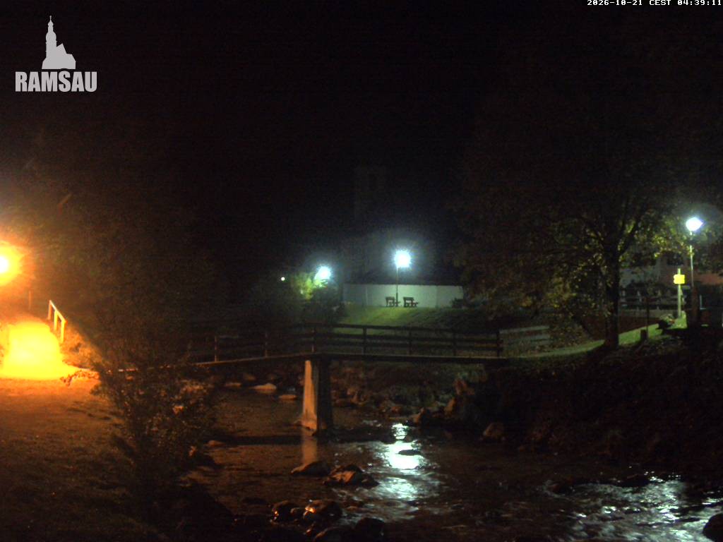 Archived image Webcam Ramsau - Berchtesgaden - St. Sebastian Church
