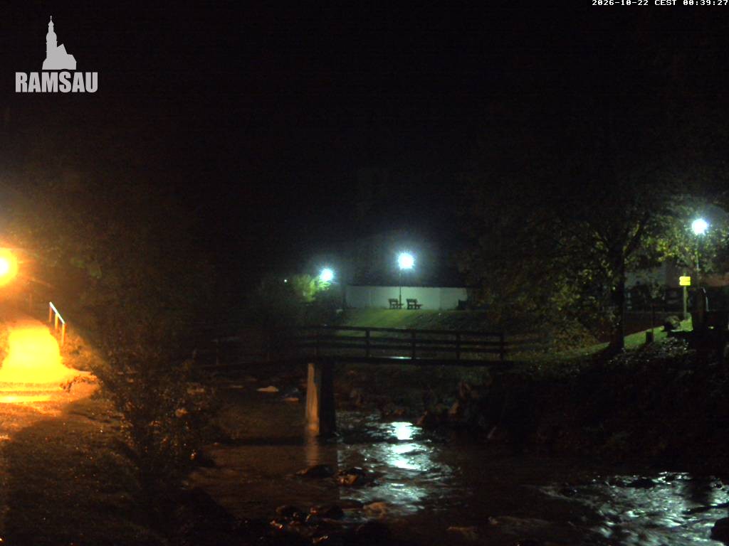 Archiv Foto Webcam Malerwinkel in Ramsau bei Berchtesgaden - Ortskirche St. Sebastian