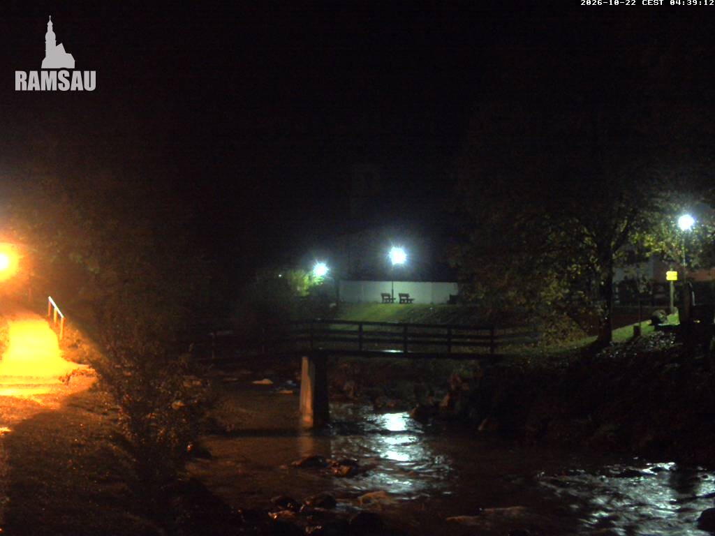 Archiv Foto Webcam Malerwinkel in Ramsau bei Berchtesgaden - Ortskirche St. Sebastian