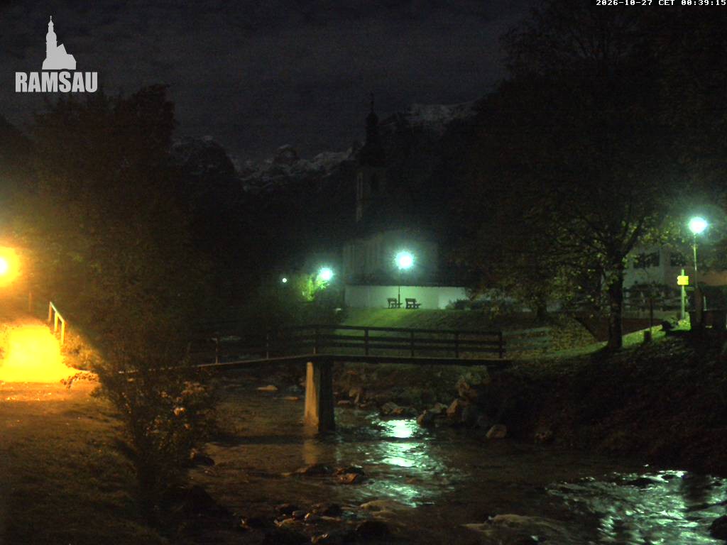 Archived image Webcam Ramsau - Berchtesgaden - St. Sebastian Church