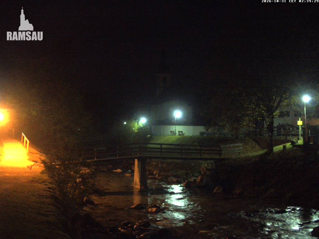 Archived image Webcam Ramsau - Berchtesgaden - St. Sebastian Church