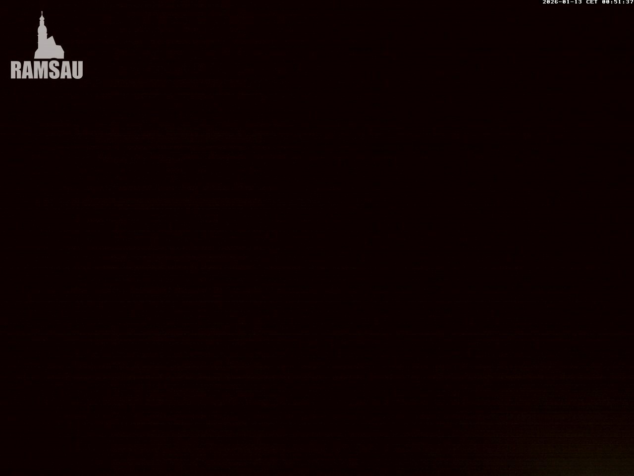 Archived image Webcam View to lake Hintersee