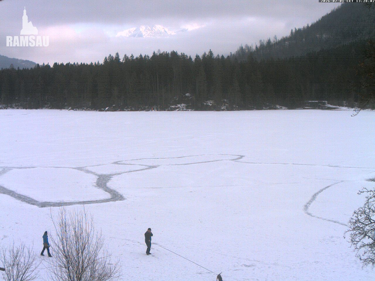 Archiv Foto Webcam Blick auf den Hintersee in Ramsau bei Berchtesgaden
