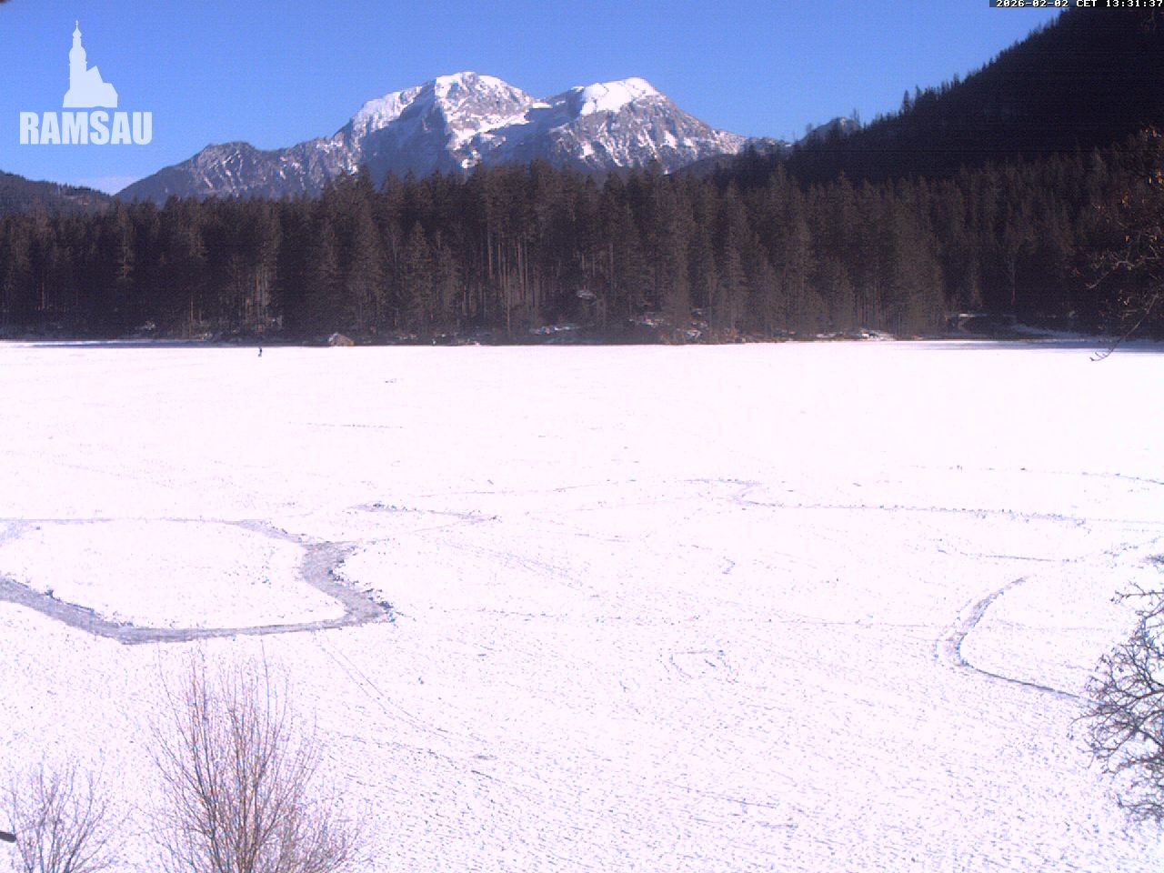 Archiv Foto Webcam Blick auf den Hintersee in Ramsau bei Berchtesgaden