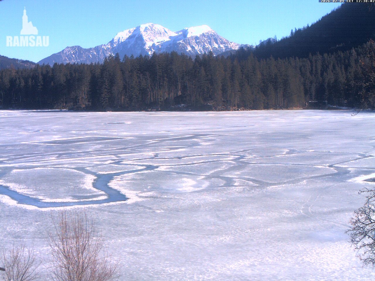 Archiv Foto Webcam Blick auf den Hintersee in Ramsau bei Berchtesgaden