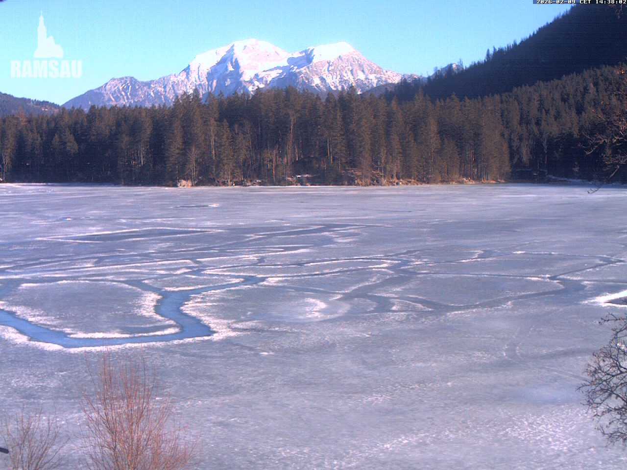 Archiv Foto Webcam Blick auf den Hintersee in Ramsau bei Berchtesgaden