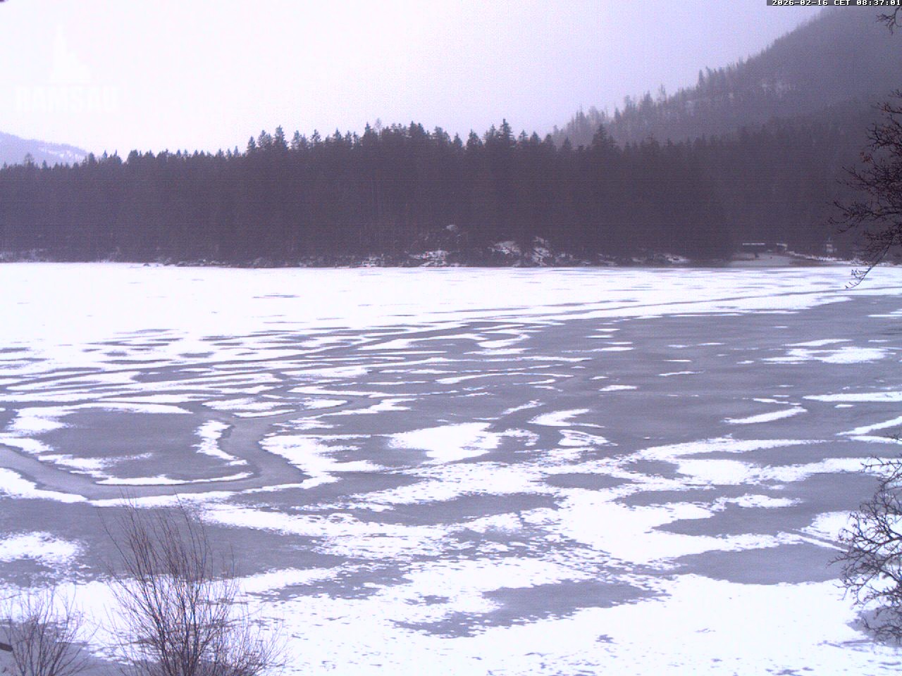Archiv Foto Webcam Blick auf den Hintersee in Ramsau bei Berchtesgaden