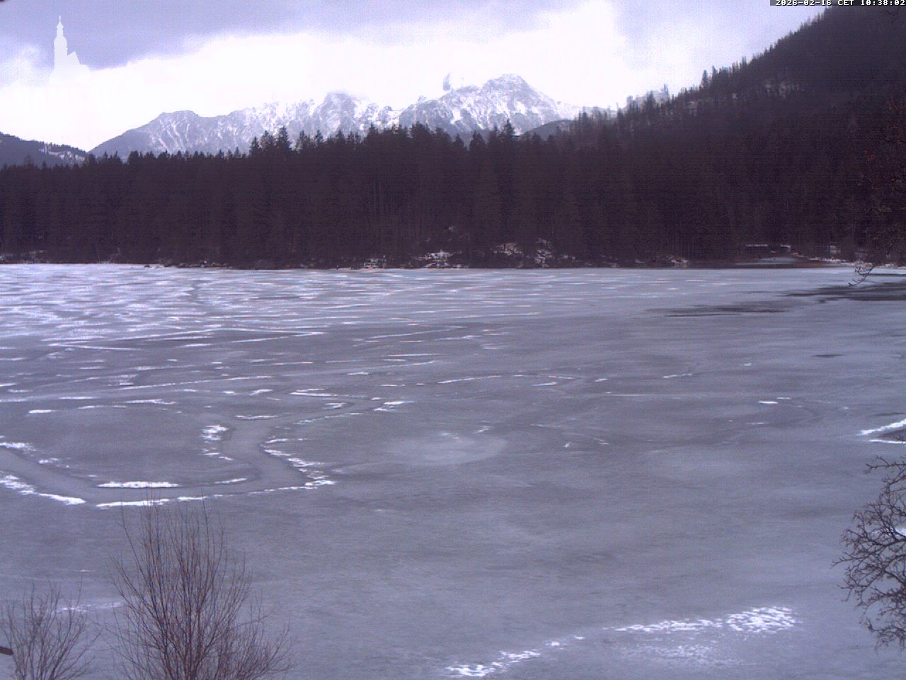 Archiv Foto Webcam Blick auf den Hintersee in Ramsau bei Berchtesgaden