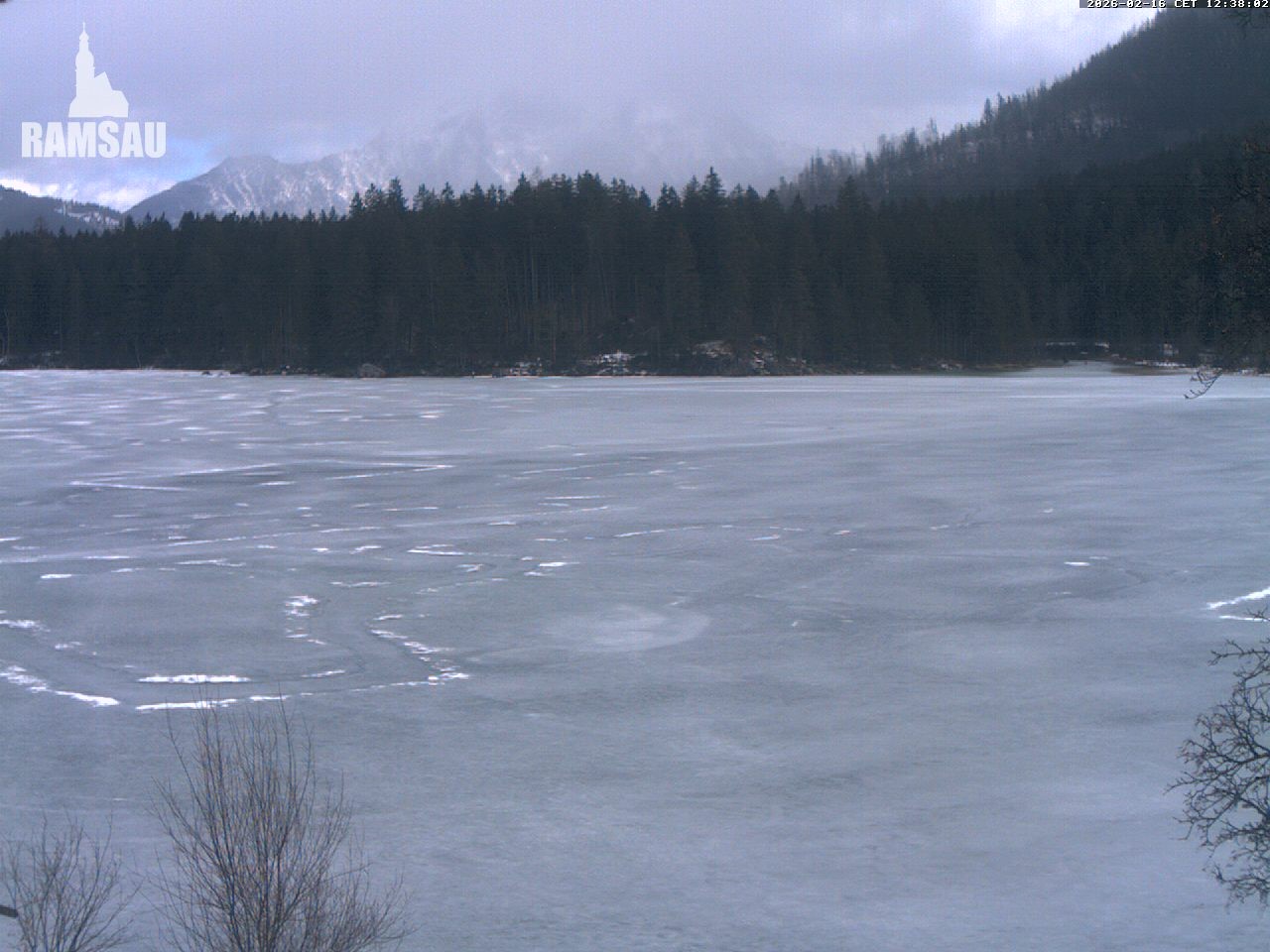 Archiv Foto Webcam Blick auf den Hintersee in Ramsau bei Berchtesgaden