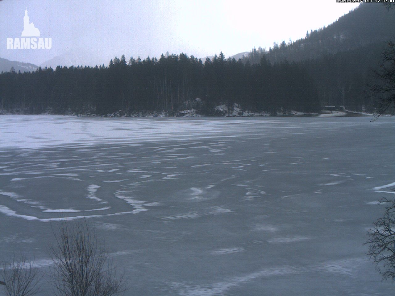 Archiv Foto Webcam Blick auf den Hintersee in Ramsau bei Berchtesgaden
