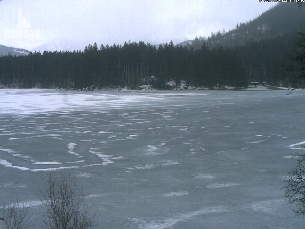 Archiv Foto Webcam Blick auf den Hintersee in Ramsau bei Berchtesgaden