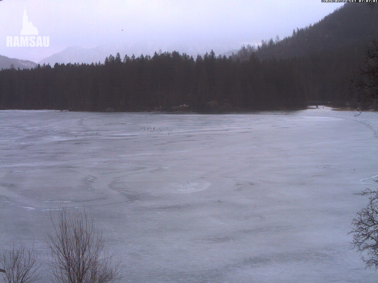 Archiv Foto Webcam Blick auf den Hintersee in Ramsau bei Berchtesgaden