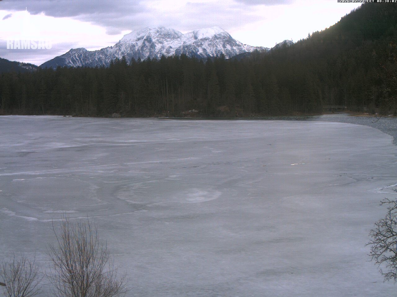 Archiv Foto Webcam Blick auf den Hintersee in Ramsau bei Berchtesgaden