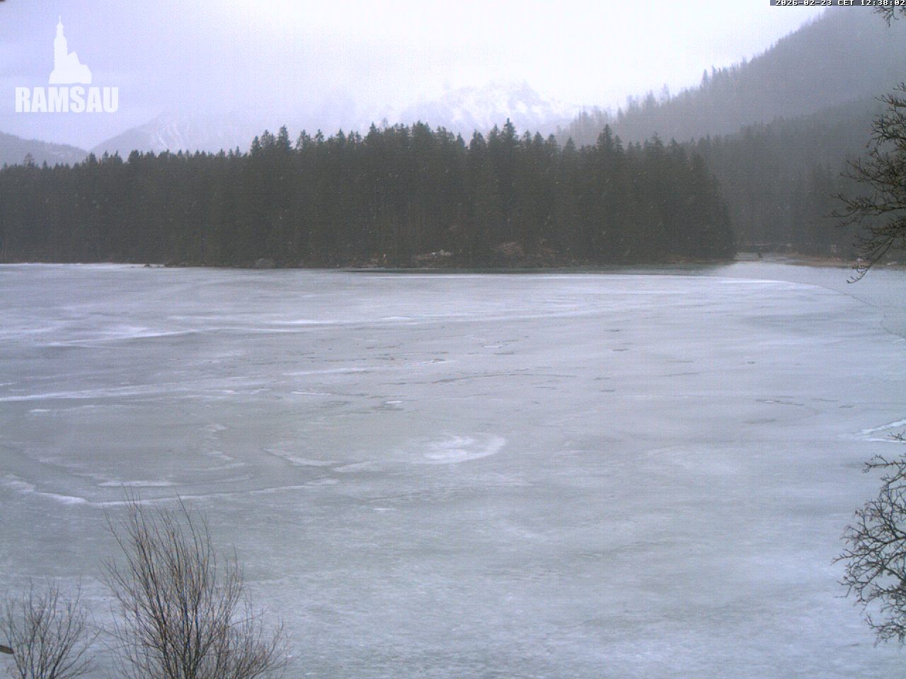 Archiv Foto Webcam Blick auf den Hintersee in Ramsau bei Berchtesgaden