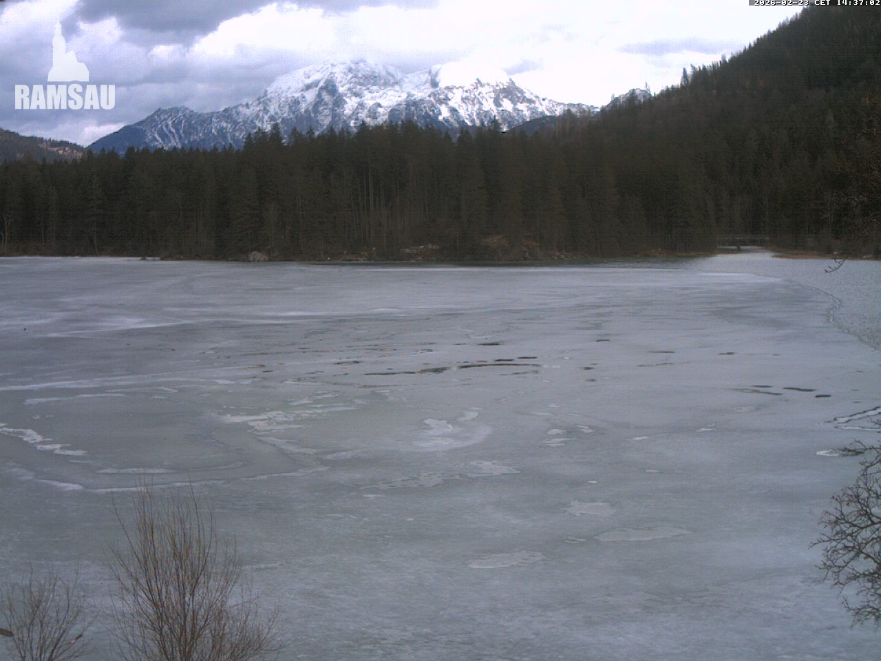Archiv Foto Webcam Blick auf den Hintersee in Ramsau bei Berchtesgaden