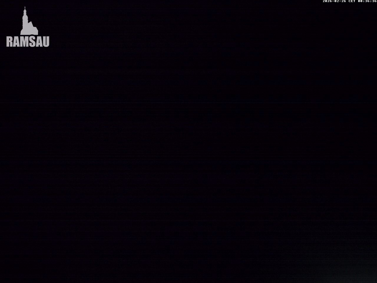 Archived image Webcam View to lake Hintersee