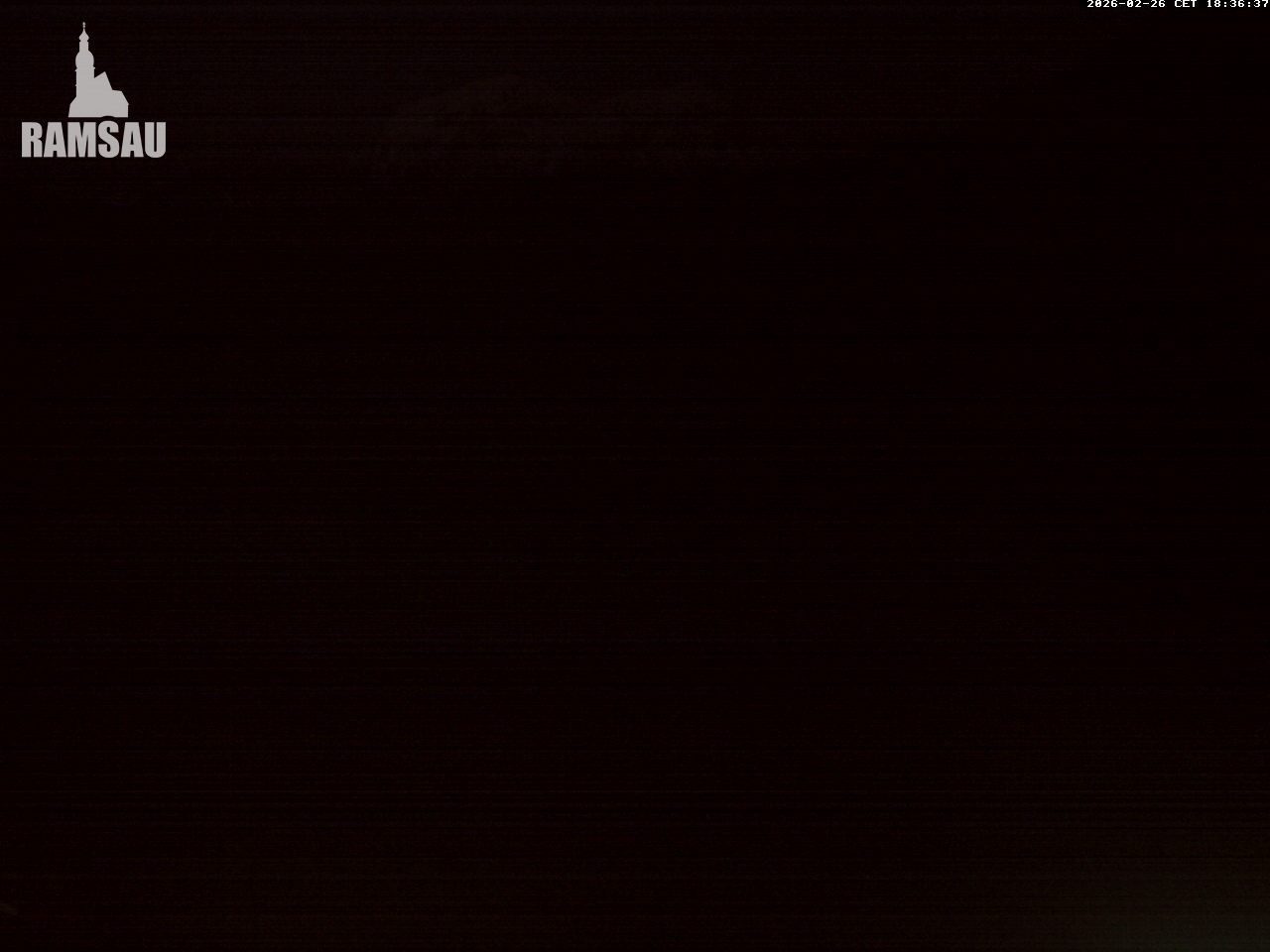 Archived image Webcam View to lake Hintersee