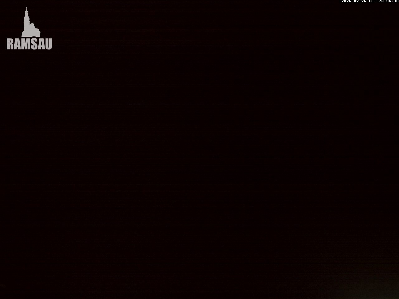 Archived image Webcam View to lake Hintersee