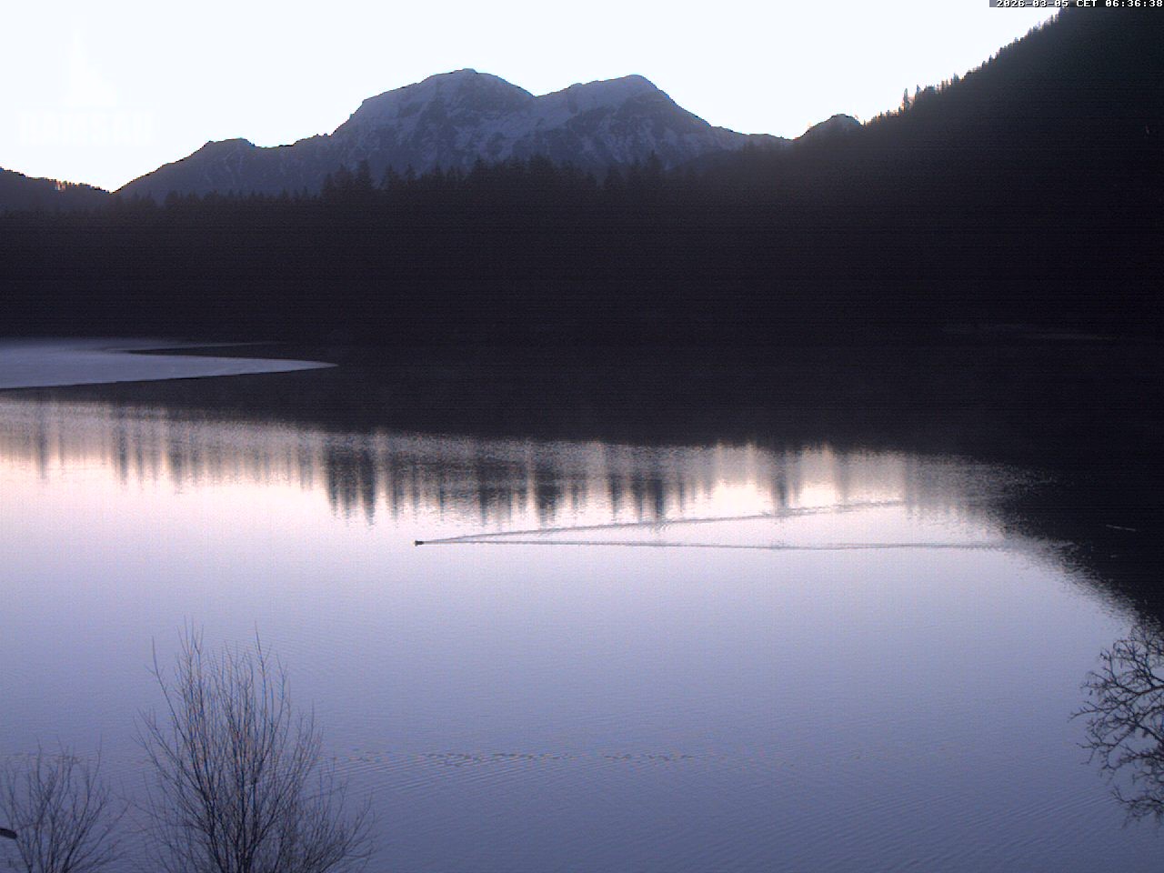 Archiv Foto Webcam Blick auf den Hintersee in Ramsau bei Berchtesgaden