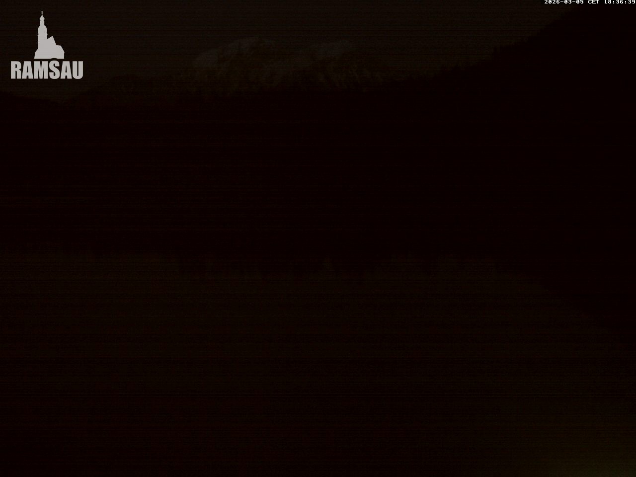 Archiv Foto Webcam Blick auf den Hintersee in Ramsau bei Berchtesgaden