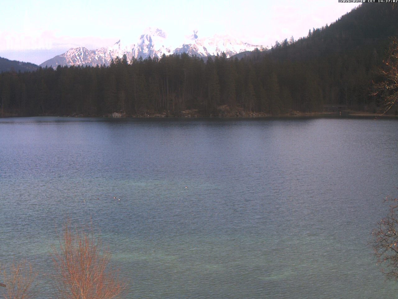 Archiv Foto Webcam Blick auf den Hintersee in Ramsau bei Berchtesgaden