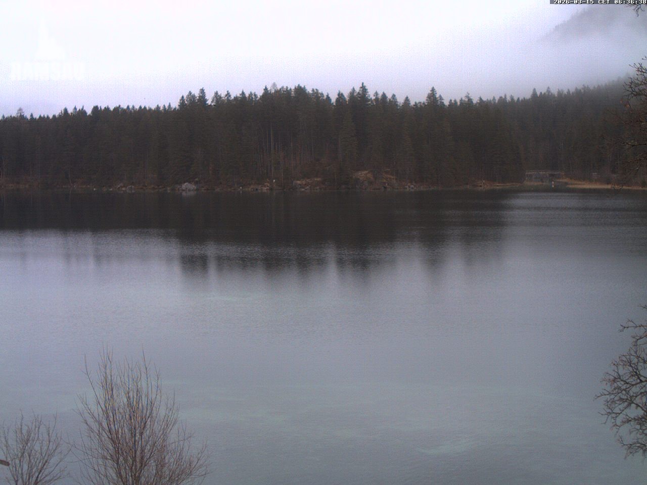 Archiv Foto Webcam Blick auf den Hintersee in Ramsau bei Berchtesgaden