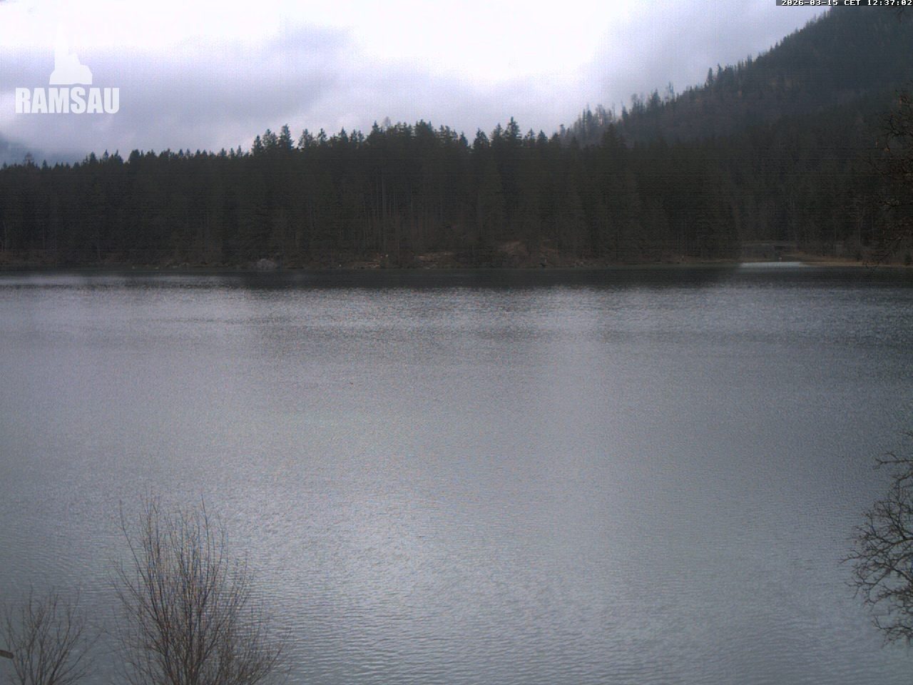 Archiv Foto Webcam Blick auf den Hintersee in Ramsau bei Berchtesgaden