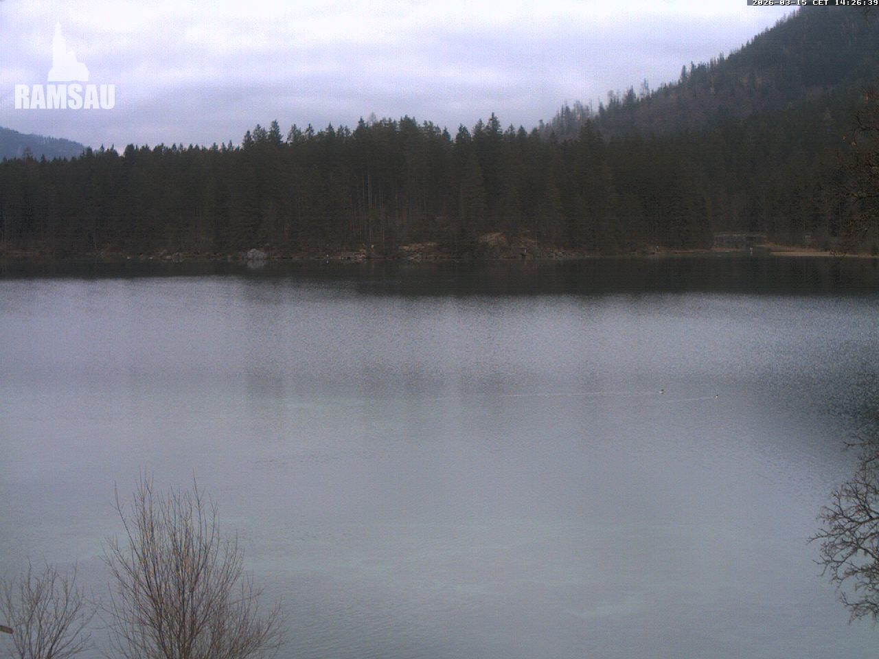 Archiv Foto Webcam Blick auf den Hintersee in Ramsau bei Berchtesgaden