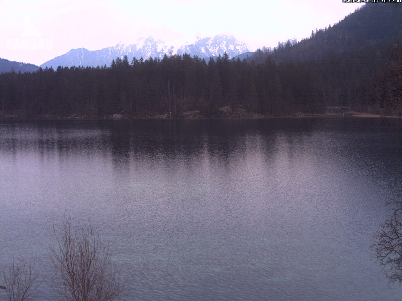 Archiv Foto Webcam Blick auf den Hintersee in Ramsau bei Berchtesgaden