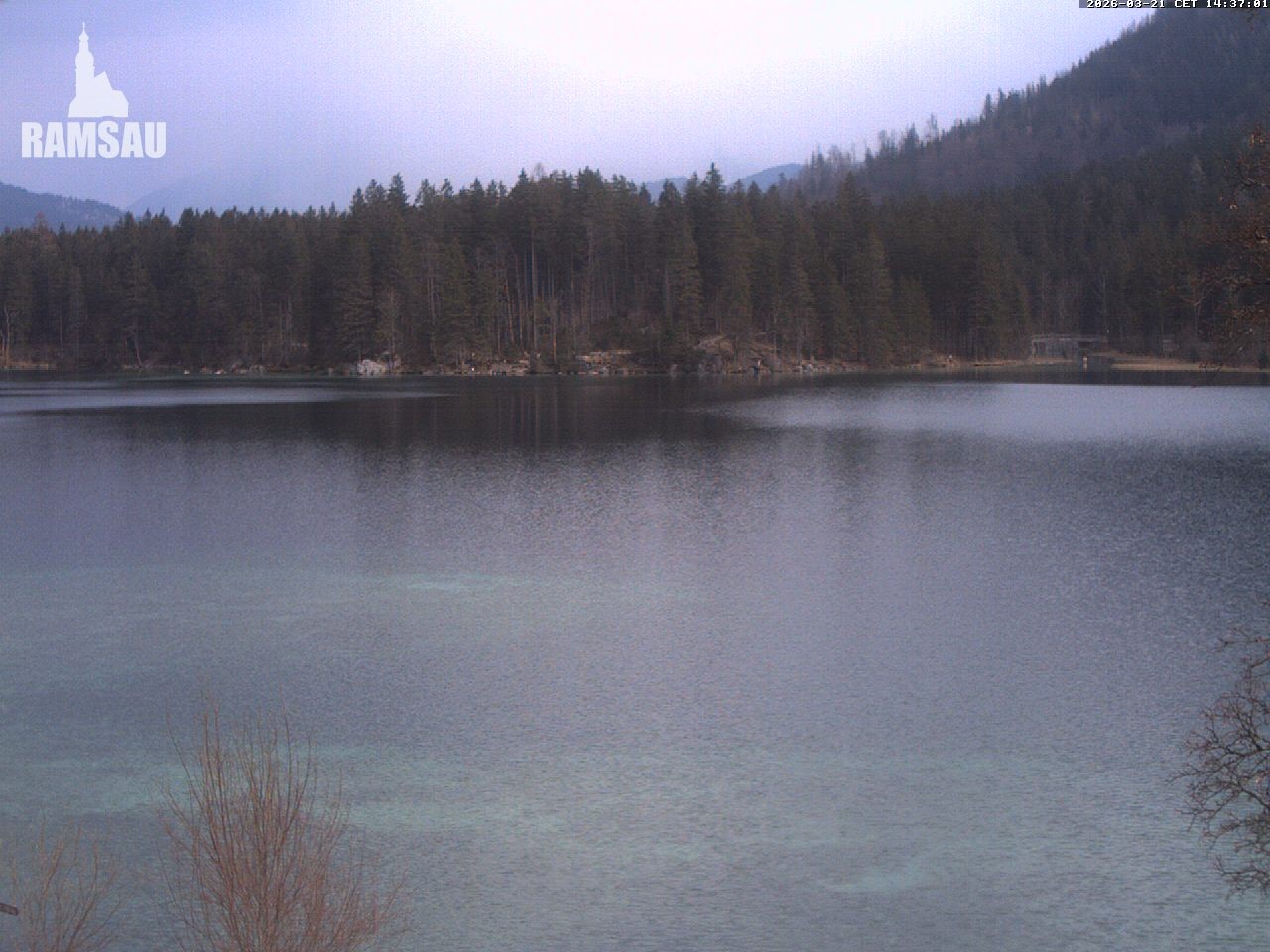 Archiv Foto Webcam Blick auf den Hintersee in Ramsau bei Berchtesgaden