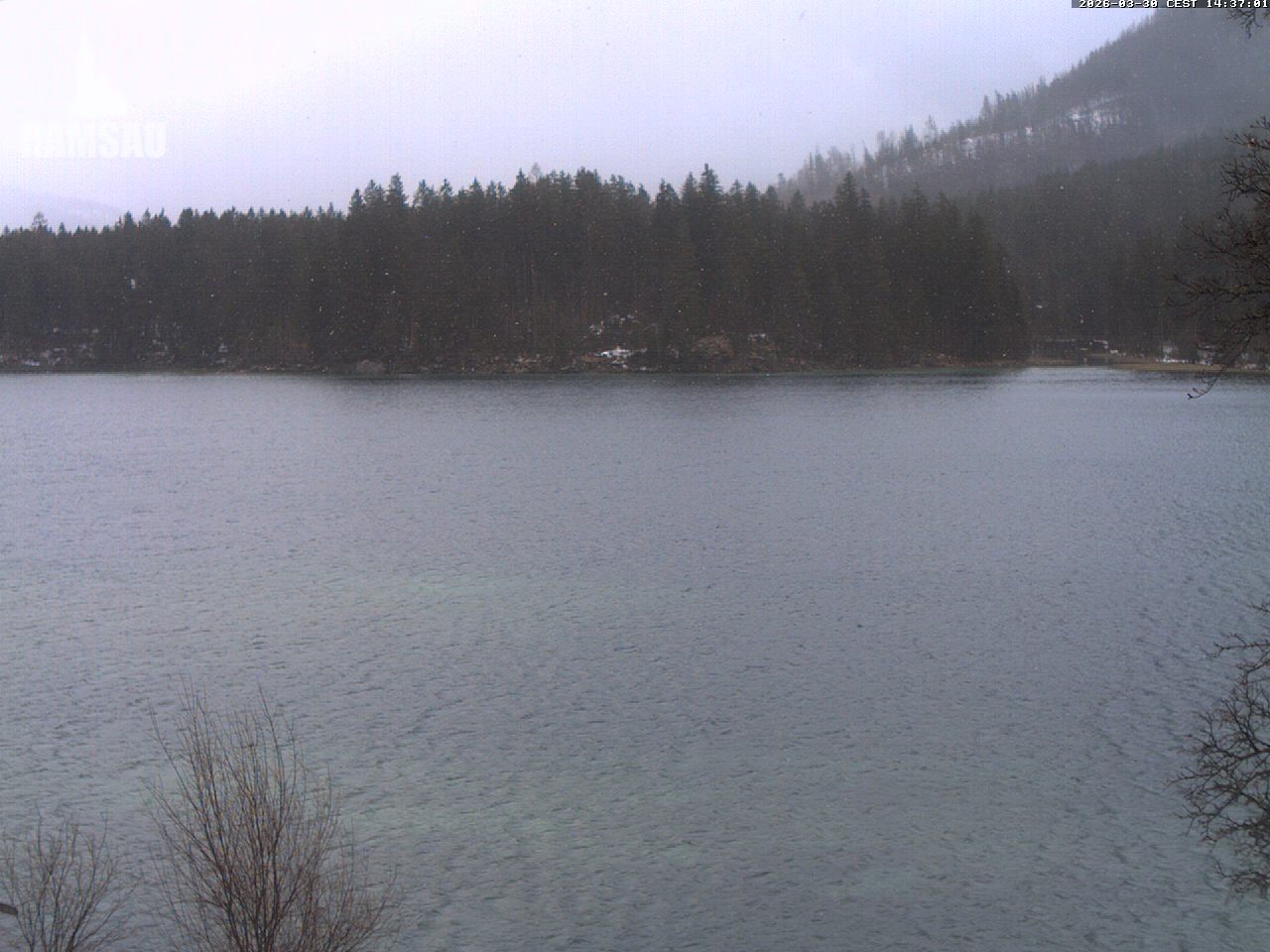 Archiv Foto Webcam Blick auf den Hintersee in Ramsau bei Berchtesgaden