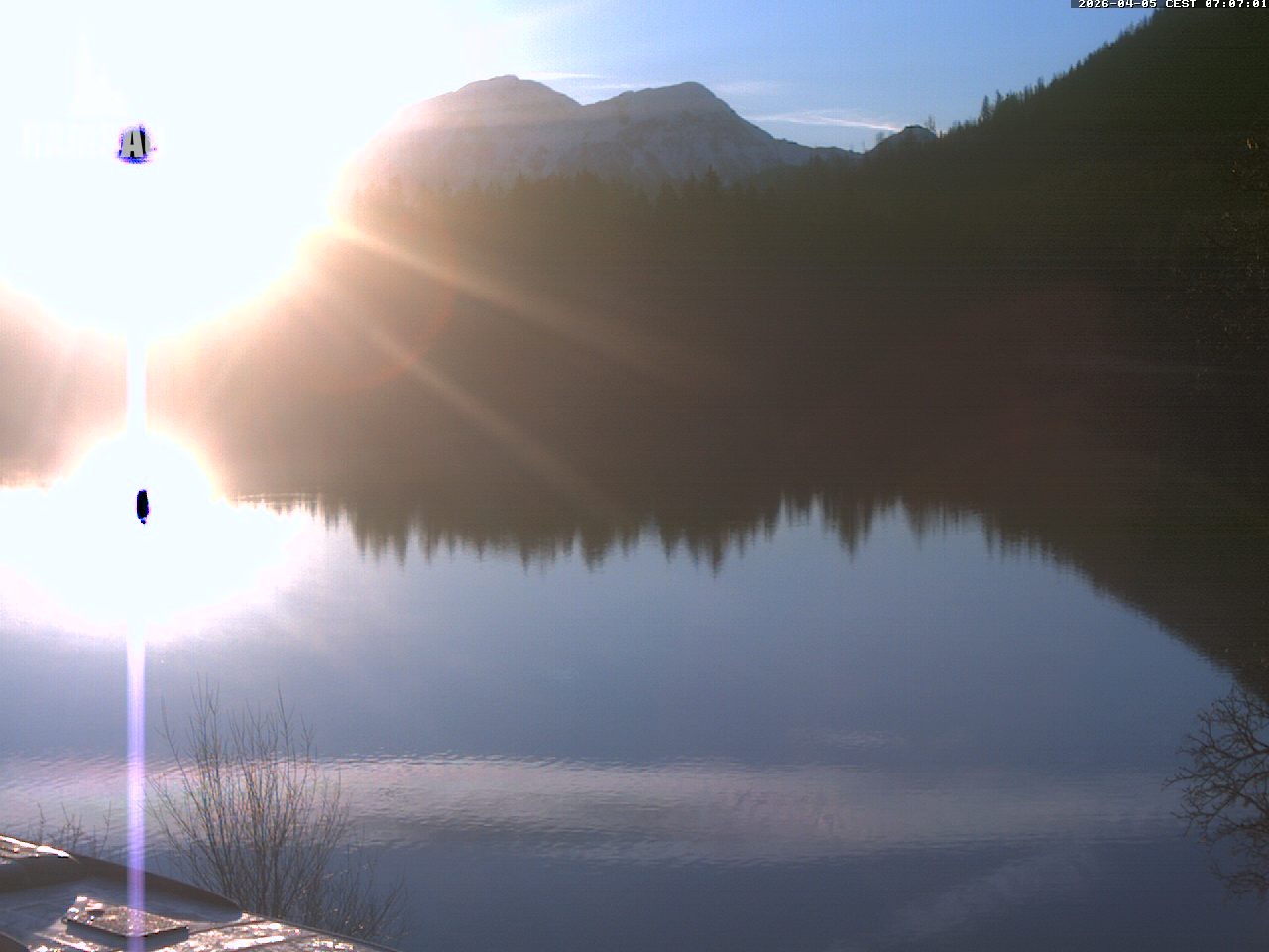 Archiv Foto Webcam Blick auf den Hintersee in Ramsau bei Berchtesgaden