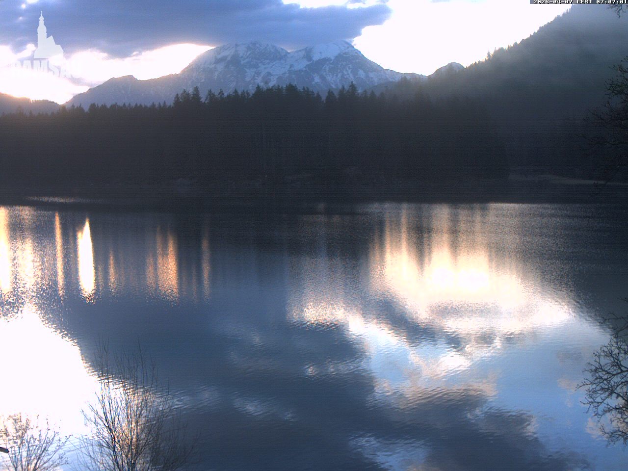 Archiv Foto Webcam Blick auf den Hintersee in Ramsau bei Berchtesgaden