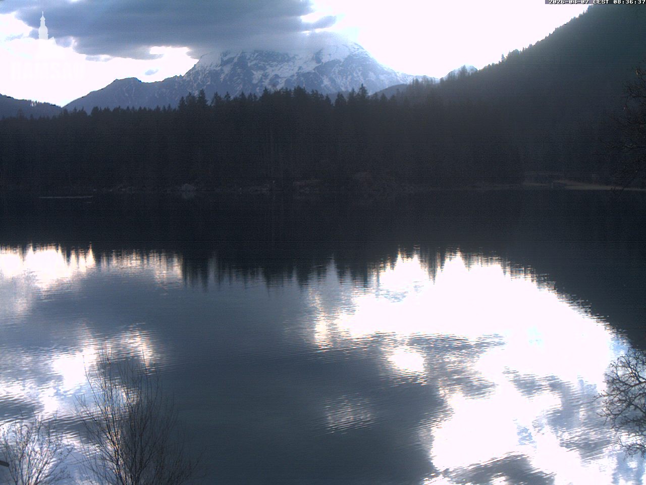 Archiv Foto Webcam Blick auf den Hintersee in Ramsau bei Berchtesgaden