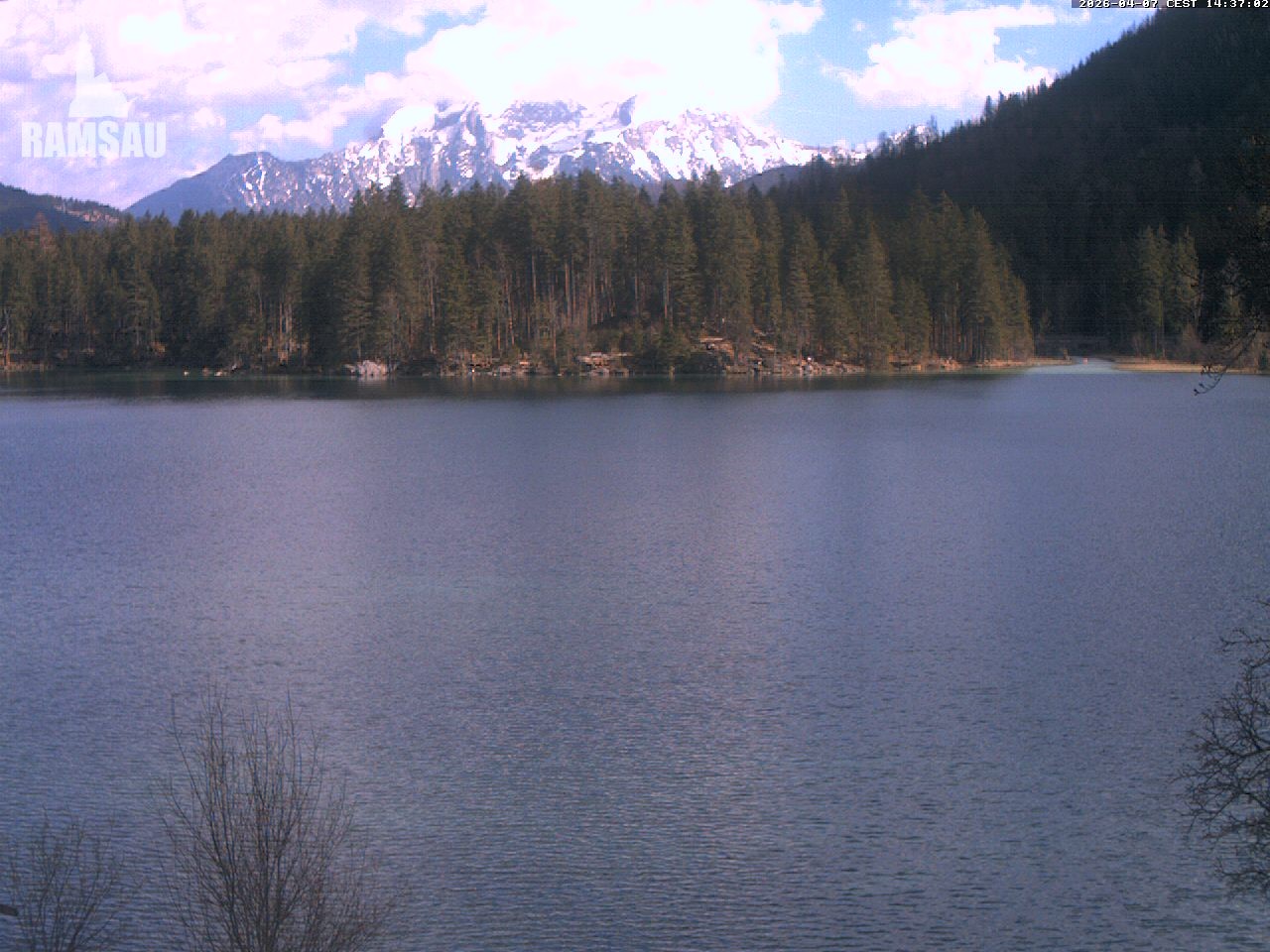 Archiv Foto Webcam Blick auf den Hintersee in Ramsau bei Berchtesgaden