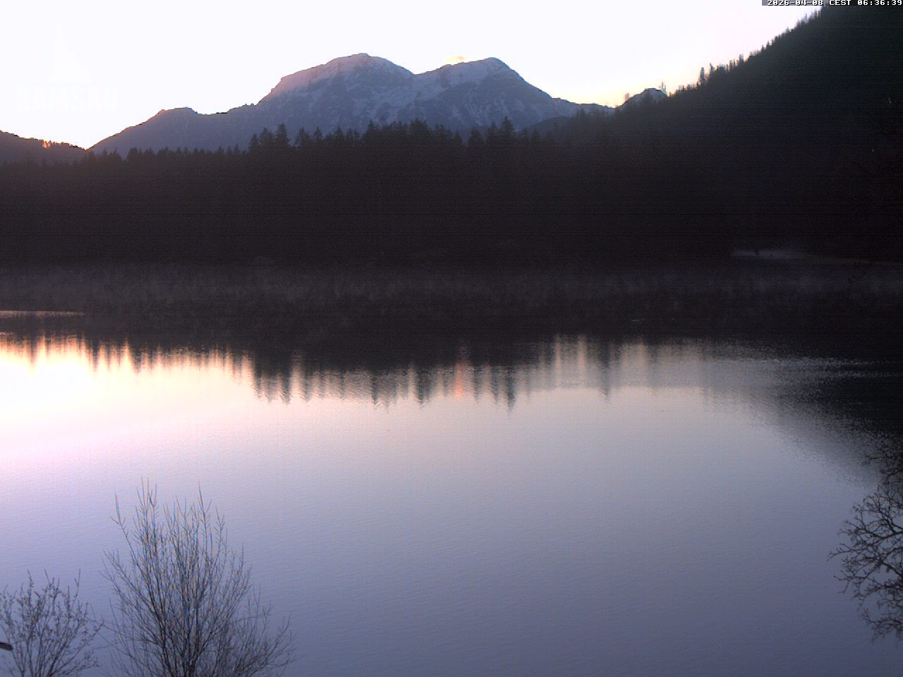 Archiv Foto Webcam Blick auf den Hintersee in Ramsau bei Berchtesgaden